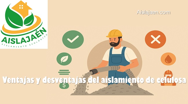 ventajas y desventajas del aislamiento de celulosa