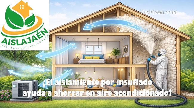 El aislamiento por insuflado ayuda a ahorrar en aire acondicionado