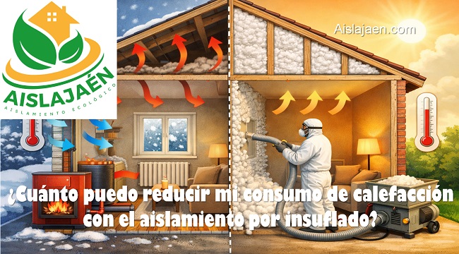 Cuánto puedo reducir mi consumo de calefacción con el aislamiento por insuflado