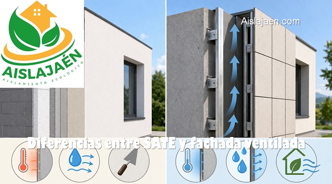 Diferencias entre sate y fachada ventilada