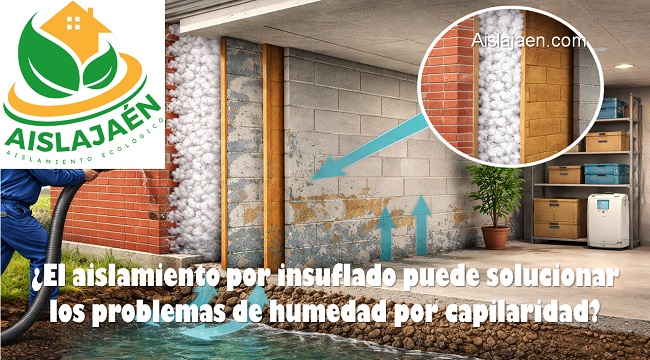 El aislamiento por insuflado puede solucionar los problemas de humedad por capilaridad