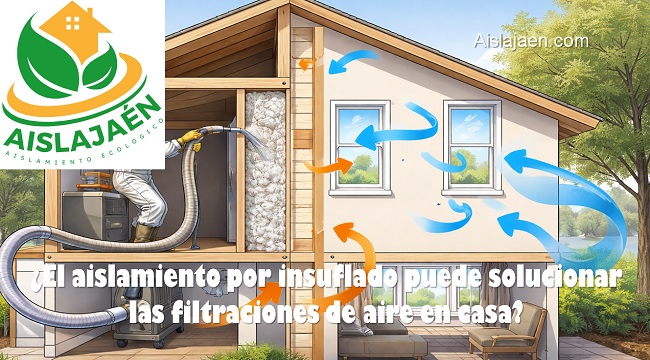 El aislamiento por insuflado soluciona las filtraciones de aire en casa