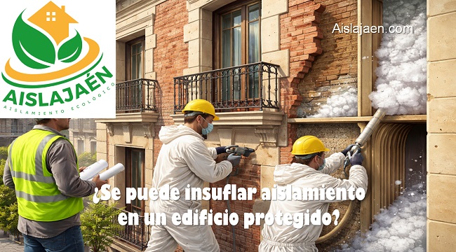 Se puede insuflar aislamiento en un edificio protegido