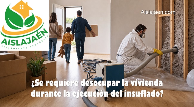 Se requiere desocupar la vivienda durante la ejecución del insuflado