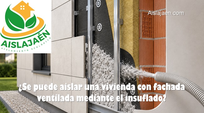 Se puede aislar una vivienda con fachada ventilada mediante insuflado