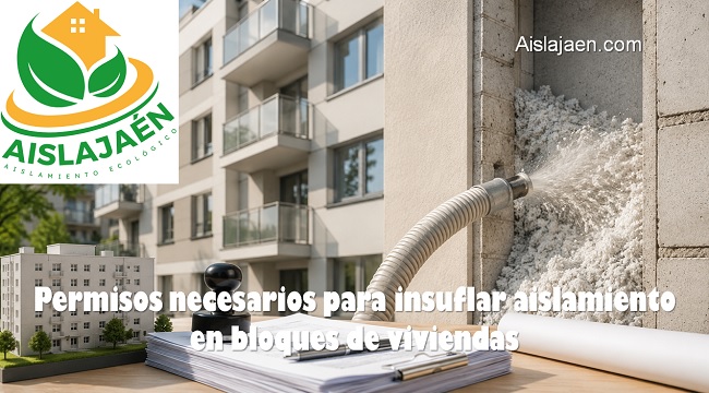 permisos necesarios para insuflar aislamiento en bloques de viviendas