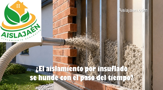 El aislamiento por insuflado se hunde con el paso del tiempo